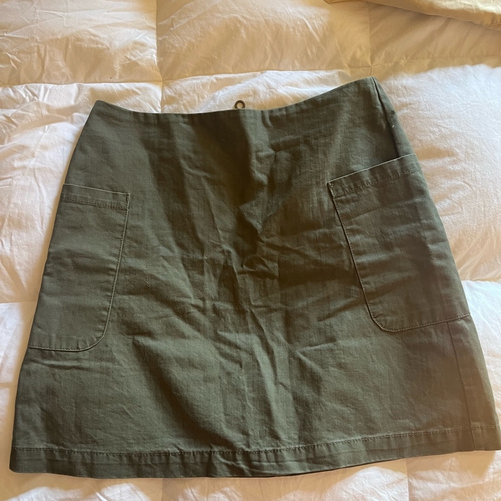 Olive Green Women's Skirt